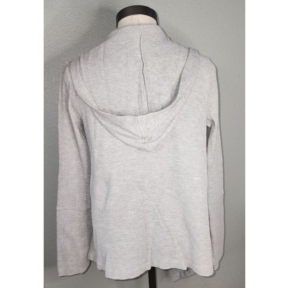 Retro-ology Women's Grey Hooded Cardigan Size M - Picture 2 of 7